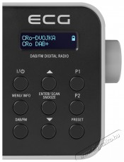 ECG RD 110 DAB Black DAB+/FM rádió Audio-Video / Hifi / Multimédia - Rádió / órás rádió - Hordozható, zseb-, táska rádió - 399524