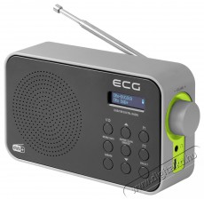 ECG RD 110 DAB Black DAB+/FM rádió Audio-Video / Hifi / Multimédia - Rádió / órás rádió - Hordozható, zseb-, táska rádió - 399524