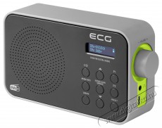 ECG RD 110 DAB Black DAB+/FM rádió Audio-Video / Hifi / Multimédia - Rádió / órás rádió - Hordozható, zseb-, táska rádió - 399524