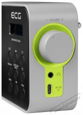 ECG RD 110 DAB Black DAB+/FM rádió Audio-Video / Hifi / Multimédia - Rádió / órás rádió - Hordozható, zseb-, táska rádió - 399524