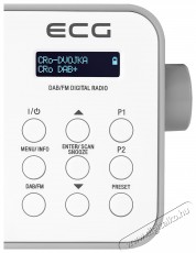 ECG RD 110 DAB White DAB+/FM rádió Audio-Video / Hifi / Multimédia - Rádió / órás rádió - Hordozható, zseb-, táska rádió - 399525