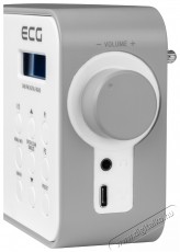 ECG RD 110 DAB White DAB+/FM rádió Audio-Video / Hifi / Multimédia - Rádió / órás rádió - Hordozható, zseb-, táska rádió - 399525