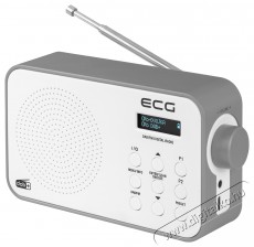 ECG RD 110 DAB White DAB+/FM rádió Audio-Video / Hifi / Multimédia - Rádió / órás rádió - Hordozható, zseb-, táska rádió - 399525