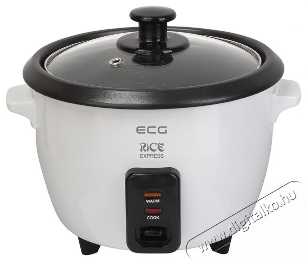 ECG RZ060 rizsfőző 0,6l Konyhai termékek - Konyhai kisgép (sütés / főzés / hűtés / ételkészítés) - Rizsfőző - 399559