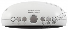 ECG RB-010 White Rádiós ébresztőóra Audio-Video / Hifi / Multimédia - Rádió / órás rádió - Ébresztőórás rádió - 399522