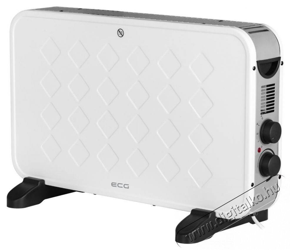 ECG TK 2070 White Szabadon &aacute;ll&oacute; meleg levegős konvektor H&aacute;ztart&aacute;s / Otthon / K&uuml;lt&eacute;r - Fűt&eacute;s - Konvektor - 399593