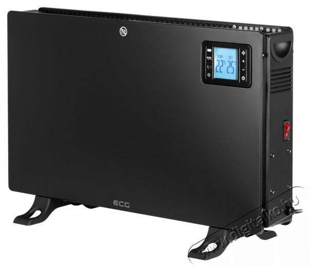 ECG TK 2080 DR Black Szabadon &aacute;ll&oacute; meleg levegős konvektor H&aacute;ztart&aacute;s / Otthon / K&uuml;lt&eacute;r - Fűt&eacute;s - Konvektor - 399594