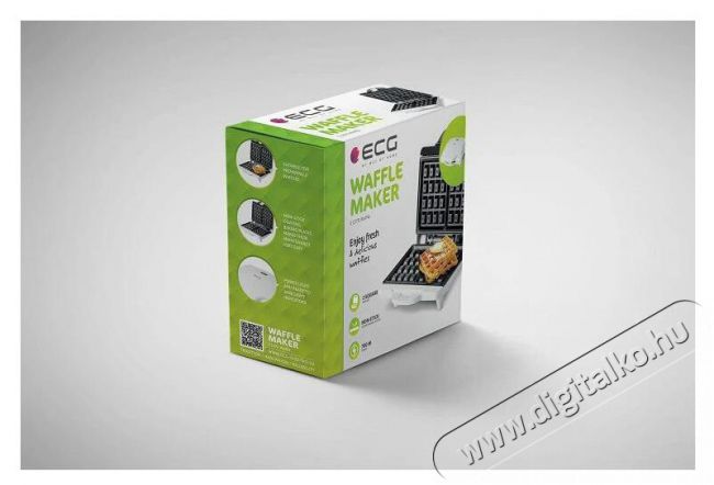 ECG S 1370 Gofrisütő Konyhai termékek - Konyhai kisgép (sütés / főzés / hűtés / ételkészítés) - Melegszendvics / gofri sütő - 399563