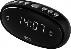 ECG RB-010 Black Rádiós ébresztőóra Audio-Video / Hifi / Multimédia - Rádió / órás rádió - Ébresztőórás rádió - 399521