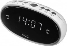 ECG RB-010 White Rádiós ébresztőóra Audio-Video / Hifi / Multimédia - Rádió / órás rádió - Ébresztőórás rádió - 399522