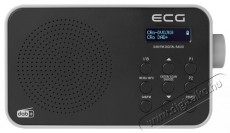 ECG RD 110 DAB Black DAB+/FM rádió Audio-Video / Hifi / Multimédia - Rádió / órás rádió - Hordozható, zseb-, táska rádió - 399524
