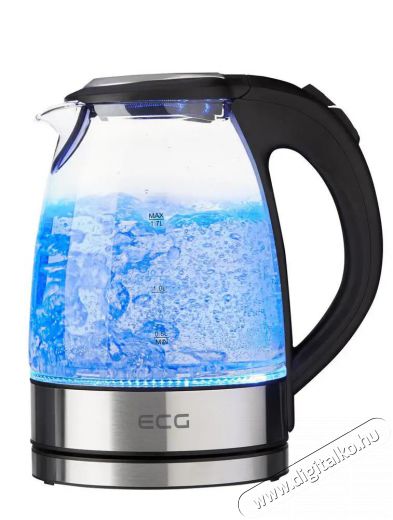 ECG RK-1776 Elektromos vízforraló 1,7 L üveg Konyhai termékek - Vízforraló / teafőző - 399542