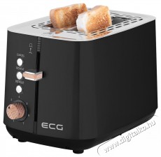 ECG ST 2768 Timber Black Kenyérpirító Konyhai termékek - Konyhai kisgép (sütés / főzés / hűtés / ételkészítés) - Kenyérpirító - 491284
