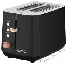 ECG ST 2768 Timber Black Kenyérpirító Konyhai termékek - Konyhai kisgép (sütés / főzés / hűtés / ételkészítés) - Kenyérpirító - 491284