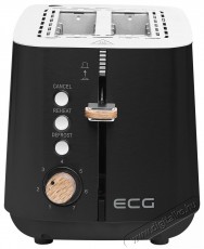 ECG ST 2768 Timber Black Kenyérpirító Konyhai termékek - Konyhai kisgép (sütés / főzés / hűtés / ételkészítés) - Kenyérpirító - 491284