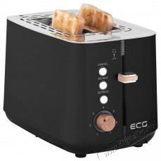 ECG ST 2768 Timber Black Kenyérpirító Konyhai termékek - Konyhai kisgép (sütés / főzés / hűtés / ételkészítés) - Kenyérpirító - 491284