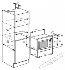 ECG Mikrohull&aacute;m&uacute; s&uuml;tő, 20 l be&eacute;p&iacute;hető MTD-206VSS Konyhai term&eacute;kek - Mikrohull&aacute;m&uacute; s&uuml;tő - Mikrohull&aacute;m&uacute; s&uuml;tő (be&eacute;p&iacute;thető) - 409176