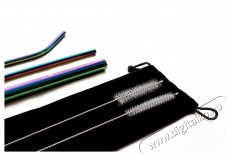 ECOCARE Környezetbarát fém szívószál készlet szivárvány Konyhai termékek - Konyhai eszköz - Egyéb konyhai eszköz - 524690