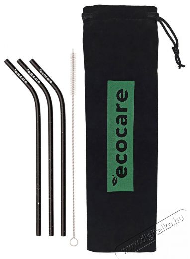 ECOCARE K&ouml;rnyezetbar&aacute;t f&eacute;m sz&iacute;v&oacute;sz&aacute;l fekete mint&aacute;val 3 db H&aacute;ztart&aacute;s / Otthon / K&uuml;lt&eacute;r - Egy&eacute;b h&aacute;ztart&aacute;si term&eacute;k - 528605