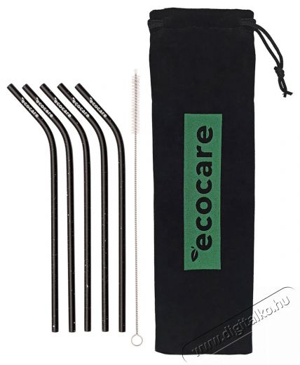 ECOCARE K&ouml;rnyezetbar&aacute;t f&eacute;m sz&iacute;v&oacute;sz&aacute;l hajl&iacute;tott fekete mint&aacute;val 5 db H&aacute;ztart&aacute;s / Otthon / K&uuml;lt&eacute;r - Egy&eacute;b h&aacute;ztart&aacute;si term&eacute;k - 528607