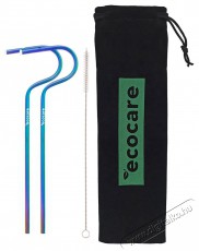 ECOCARE Környezetbarát fém szívószál Rainbow 2 db - Háztartás / Otthon / Kültér - Egyéb háztartási termék - 528618