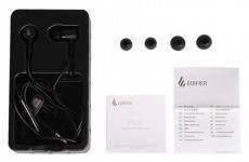 EDIFIER P205 vezetékes mikrofonos fekete fülhallgató Audio-Video / Hifi / Multimédia - Fül és Fejhallgatók - Fülhallgató mikrofonnal / headset - 455136