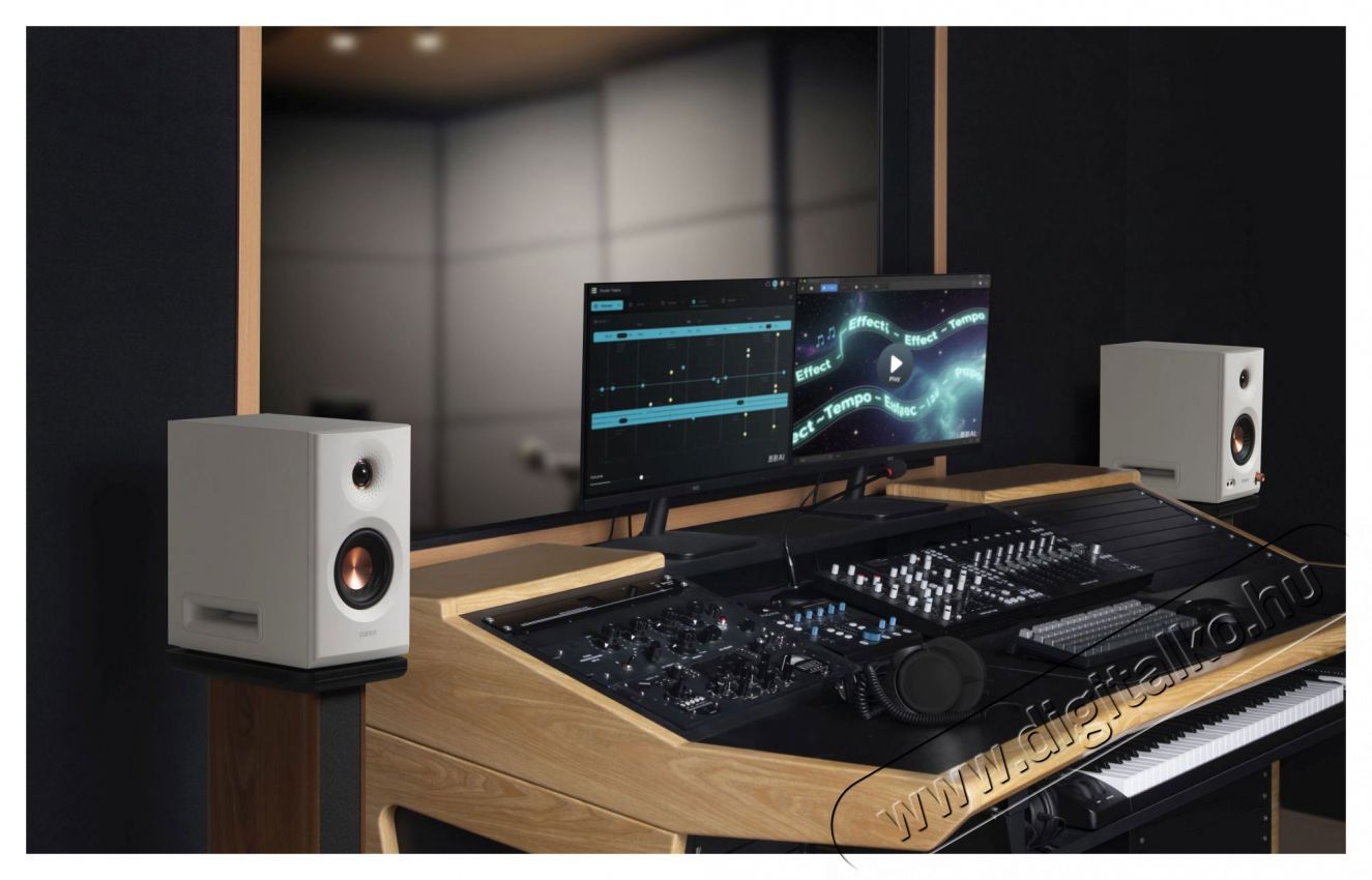 EDIFIER MR5, feh&eacute;r Audio-Video / Hifi / Multim&eacute;dia - Hangfal - Hangfalszett - &Aacute;ll&oacute; / front hangfal - 530490