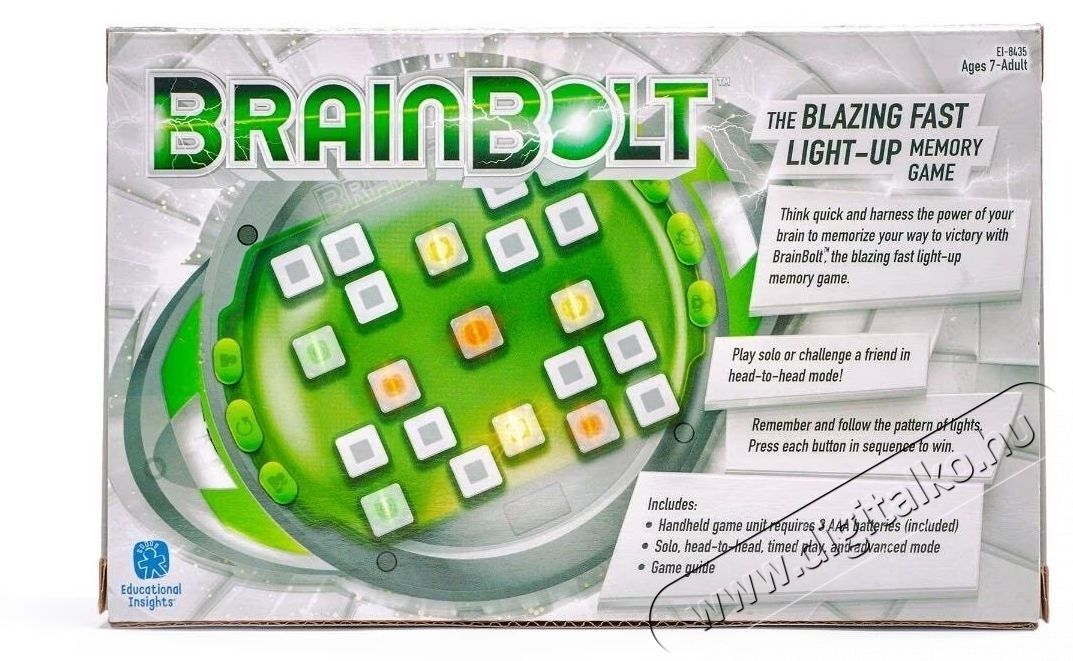 Educational Insights Mem&oacute;riaj&aacute;t&eacute;k - Brainbolt H&aacute;ztart&aacute;s / Otthon / K&uuml;lt&eacute;r - J&aacute;t&eacute;k / Sport - Kreat&iacute;v / k&eacute;szs&eacute;gfejlesztő j&aacute;t&eacute;k - 533291