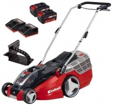 Einhell GE-CM 43 LI M KIT (2X4 0AH) akkumulátoros fűnyíró + akkumulátor (3413130) Háztartás / Otthon / Kültér - Kültér / kerti termék / grill - Fűnyíró / gyeplazító - 352356