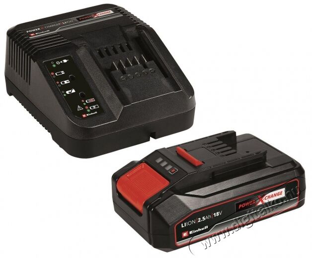 Einhell 2,5AH 18V POWER-X-CHANGE kezdő akkumulátor + töltő Háztartás / Otthon / Kültér - Szerszám - Li-ion akkumulátor szerszámokhoz - 362150