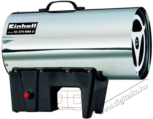 Einhell GE-HG 18/370 Niro Li-Solo akkus hőlégbefúvó Háztartás / Otthon / Kültér - Szerszám - Egyéb szerszám - 362157