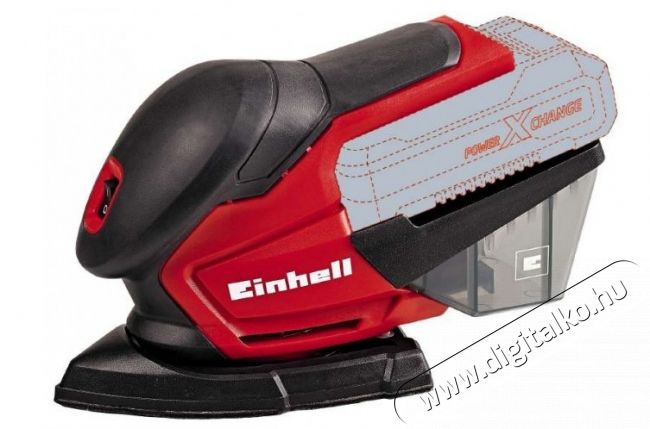 Einhell TE-OS 18LI Power X-Change akkus rezgőcsiszol&oacute; H&aacute;ztart&aacute;s / Otthon / K&uuml;lt&eacute;r - Szersz&aacute;m - Csiszol&oacute; g&eacute;p - 296966