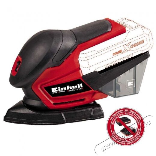 Einhell TE-OS 18/1 LI SOLO Rezgőcsiszoló Háztartás / Otthon / Kültér - Szerszám - Csiszoló gép - 352609