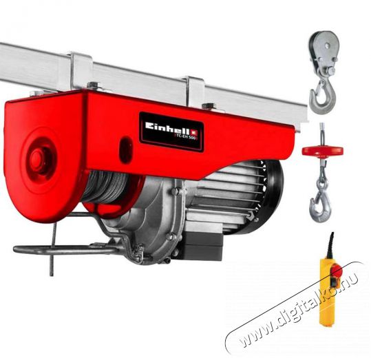 Einhell TC-EH 500 drótköteles elektromos emelőgép Háztartás / Otthon / Kültér - Szerszám - Egyéb szerszám - 352488