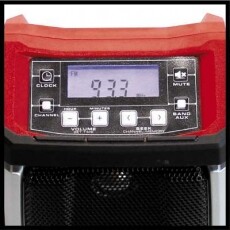 Einhell TE-CR 18 LI SOLO akkumulátoros rádió Audio-Video / Hifi / Multimédia - Rádió / órás rádió - Munka és szabadidő rádió - 352583