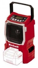 Einhell TE-CR 18 LI SOLO akkumulátoros rádió Audio-Video / Hifi / Multimédia - Rádió / órás rádió - Munka és szabadidő rádió - 352583