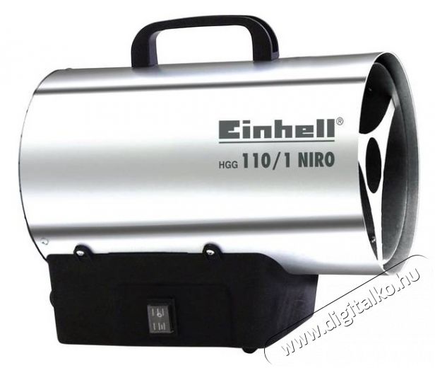 Einhell HGG110N/1 Niro gázos hőlégfúvó Háztartás / Otthon / Kültér - Fűtés - Gáz hősugárzó - 365298