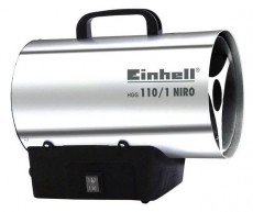 Einhell HGG110N/1 Niro gázos hőlégfúvó Háztartás / Otthon / Kültér - Fűtés - Gáz hősugárzó - 365298