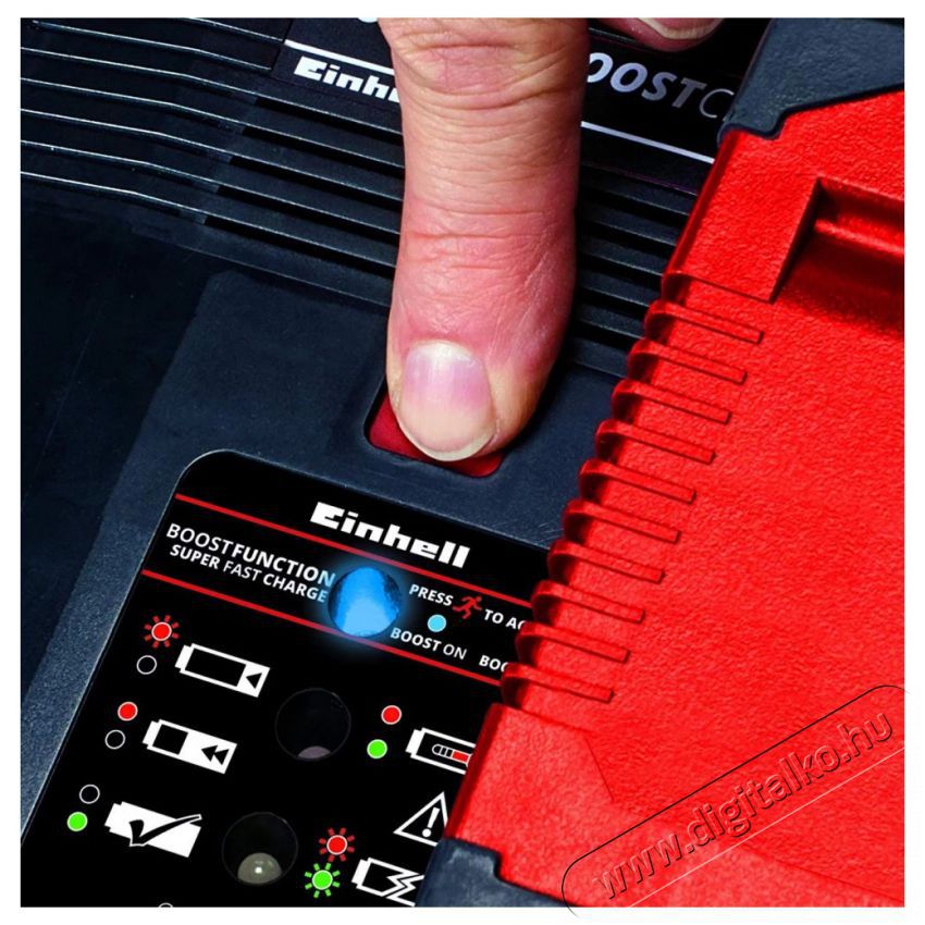 Einhell 4512064 PXC Plus Boost-Charger 18V akkumulátor töltő Akkuk és töltők - Li-ion akkumulátor és töltő (utángyártott) - Töltő - 379569