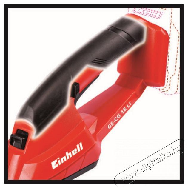 Einhell 3410370 PXC GE-CG 18 Li-Solo akku &eacute;s t&ouml;ltő n&eacute;lk&uuml;l fű- &eacute;s s&ouml;v&eacute;nyny&iacute;r&oacute; oll&oacute; H&aacute;ztart&aacute;s / Otthon / K&uuml;lt&eacute;r - K&uuml;lt&eacute;r / kerti term&eacute;k / grill - S&ouml;v&eacute;ny / k&eacute;zi fű &eacute;s lomb v&aacute;g&oacute; - 386679