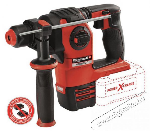 Einhell 4513900 PXC HEROCCO Solo akku és töltő nélkül akkumulátoros fúrókalapács Háztartás / Otthon / Kültér - Szerszám - Fúró / fúrókalapács - 386646