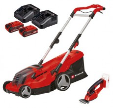 Einhell GE-CM 36/37 Li Set 2x3,0Ah PXC Akkumul&aacute;toros fűny&iacute;r&oacute; kertig&eacute;p szett H&aacute;ztart&aacute;s / Otthon / K&uuml;lt&eacute;r - K&uuml;lt&eacute;r / kerti term&eacute;k / grill - Fűny&iacute;r&oacute; / gyeplaz&iacute;t&oacute; - 392411