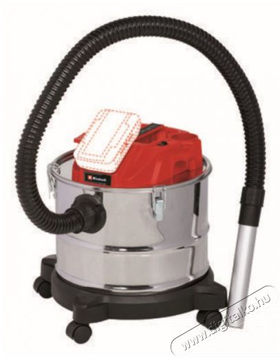 Einhell 2351700 TE-AV 18/15 Li C-Solo akkus hamuporszívó Háztartás / Otthon / Kültér - Porszívó / takarítógép - Hamuporszívó - 445874