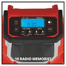 Einhell 3408017 TC-RA 18 Li BT-Solo akkus rádió Háztartás / Otthon / Kültér - Egyéb háztartási termék - 445876