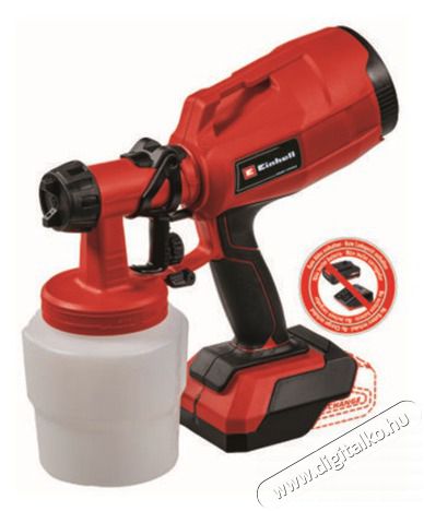 Einhell 4260025 TC-SY 18/60 Li-Solo akkus festékszóró pisztoly Háztartás / Otthon / Kültér - Egyéb háztartási termék - 445881