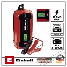 Einhell CE-BC 10 M Expert aut&oacute; akkuml&aacute;tor t&ouml;ltő Aut&oacute;hifi / Aut&oacute; felszerel&eacute;s - Aut&oacute;s / aut&oacute;hifi kieg&eacute;sz&iacute;tő - Aut&oacute; akkumul&aacute;tor t&ouml;ltő - 531751