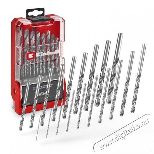 Einhell 19 r&eacute;szes f&eacute;m f&uacute;r&oacute;k&eacute;szlet H&aacute;ztart&aacute;s / Otthon / K&uuml;lt&eacute;r - Szersz&aacute;m - Kieg&eacute;sz&iacute;tő, tartoz&eacute;k - 535155