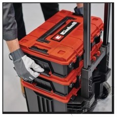 Einhell E-Case Tower kocsi t&aacute;rol&oacute;doboz k&eacute;szlet, max. 120 kg, 3 bőr&ouml;ndből &aacute;ll H&aacute;ztart&aacute;s / Otthon / K&uuml;lt&eacute;r - Szersz&aacute;m - Szersz&aacute;moskocsi - 535145