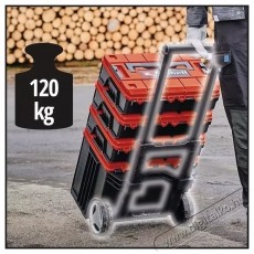 Einhell E-Case Tower kocsi t&aacute;rol&oacute;doboz k&eacute;szlet, max. 120 kg, 3 bőr&ouml;ndből &aacute;ll H&aacute;ztart&aacute;s / Otthon / K&uuml;lt&eacute;r - Szersz&aacute;m - Szersz&aacute;moskocsi - 535145