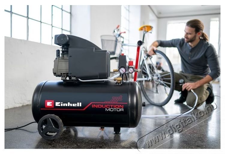 Einhell TC-AC 270/50/10 olajjal t&ouml;lt&ouml;tt l&eacute;gkompresszor, H&aacute;ztart&aacute;s / Otthon / K&uuml;lt&eacute;r - Szersz&aacute;m - Kompresszor - 535144